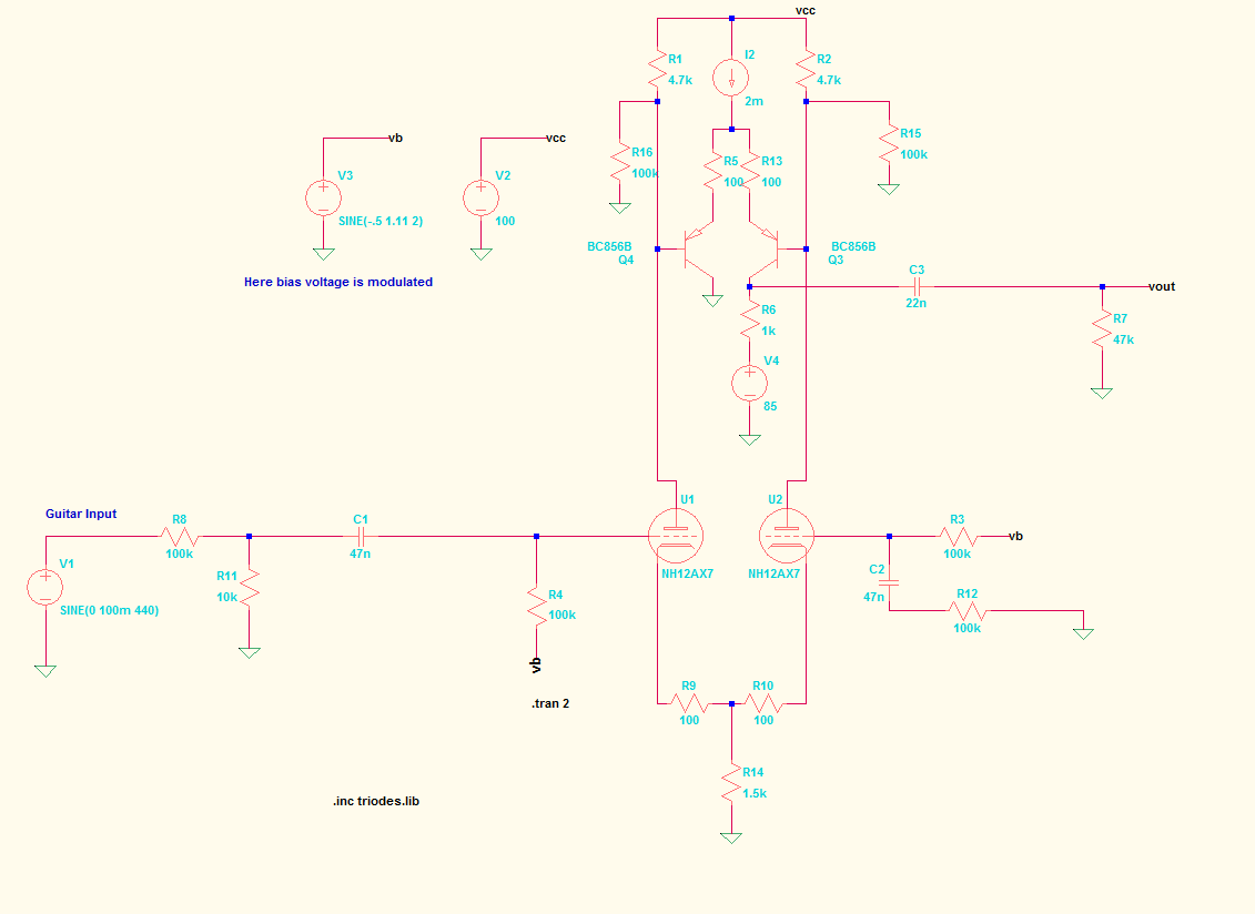 bias modulation tremolo